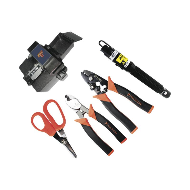 Kit de Herramientas para Terminación de conectores de Fibra Óptica Prepulidos con cleaver de 2 pasos image 5