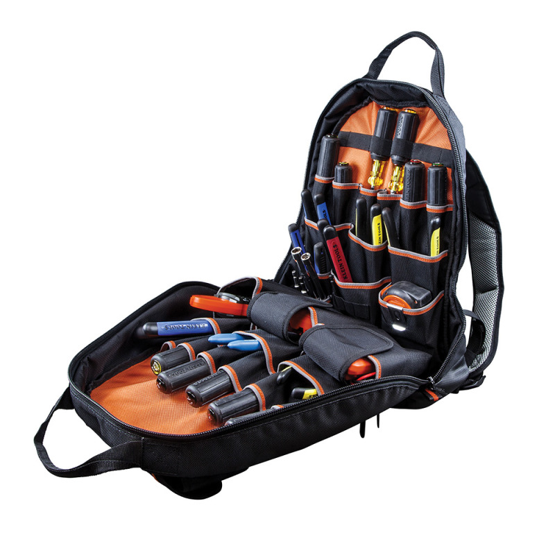 Mochila para Herramientas Tradesman Pro de 445 cm en Color Negro con 35 Bolsillos No incluye herramientas image 7