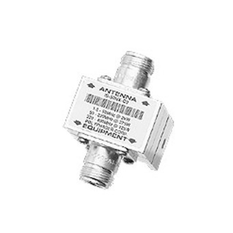 Protector RF Coaxial Para 15 a 700 Mhz Con Conectores N Hembra en Ambos Lados Con Ceja Lateral 10 Años de Garantía