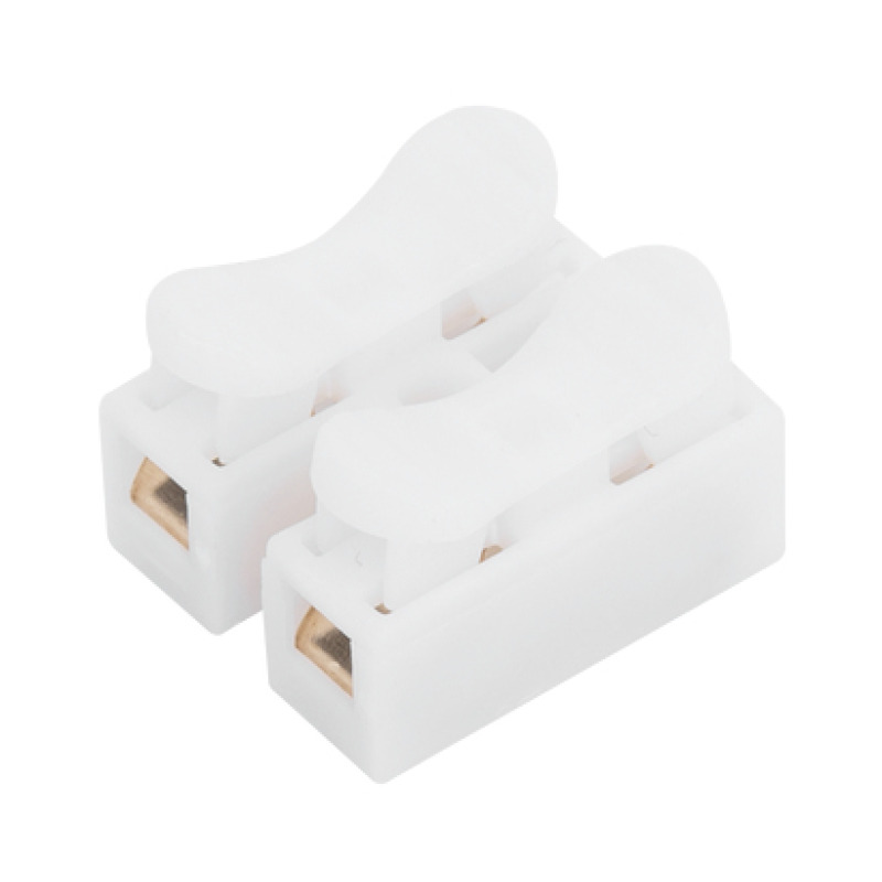 Conector tipo PUSH de 2 Contactos / Para una Conexión Rápida / Puentes de Cables