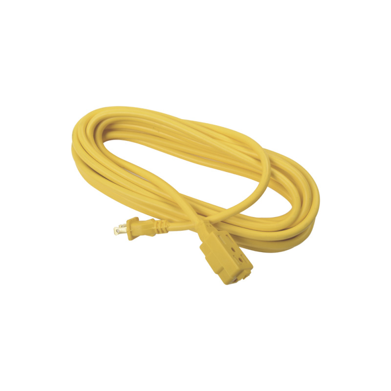Extensión Eléctrica de Uso Rudo 6 metros / 127 V CA 10 A Máximo / Color Amarillo