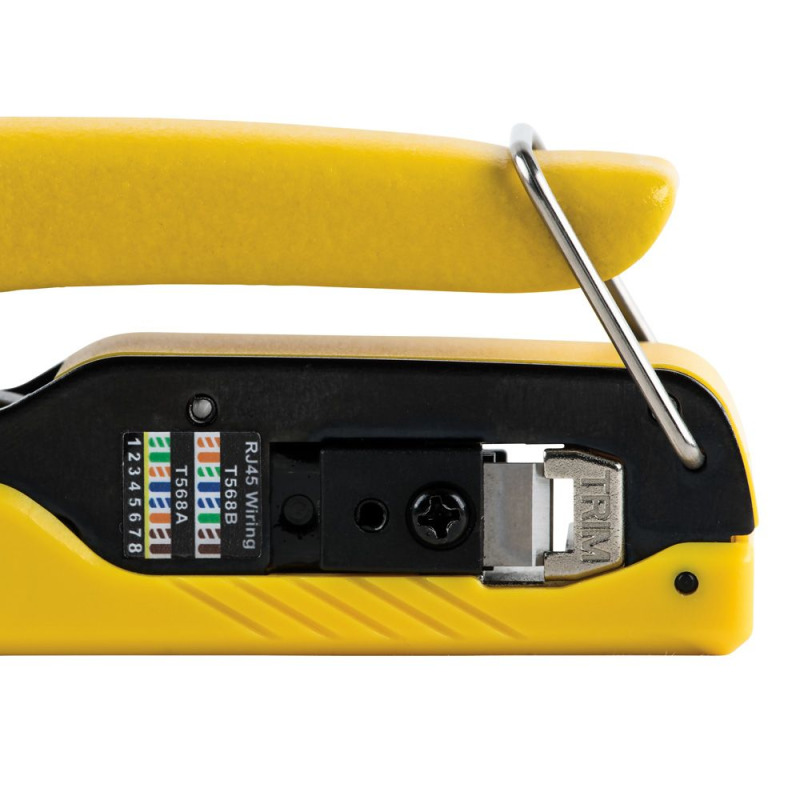 Ponchadora/Pelacables/Cortacables con Matraca para Conectores PassThru RJ45 image 8