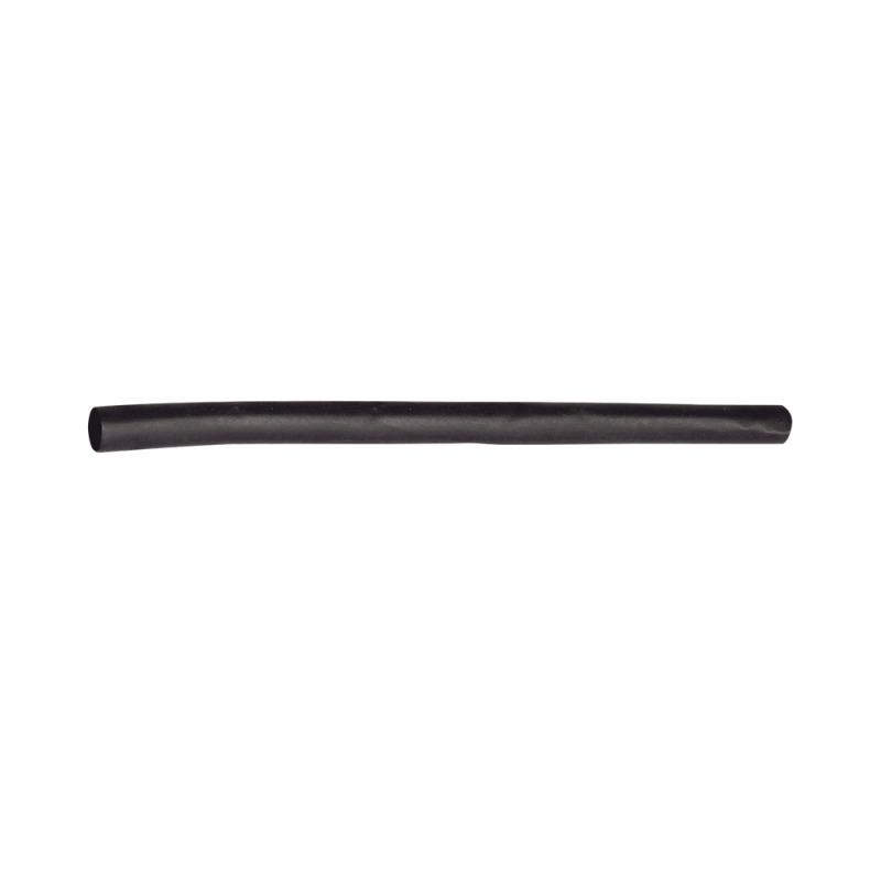Tubo Termoencogible Termofit Negro de 12 m 1/8 de Diámetro Reduce de 21 Poliolefina