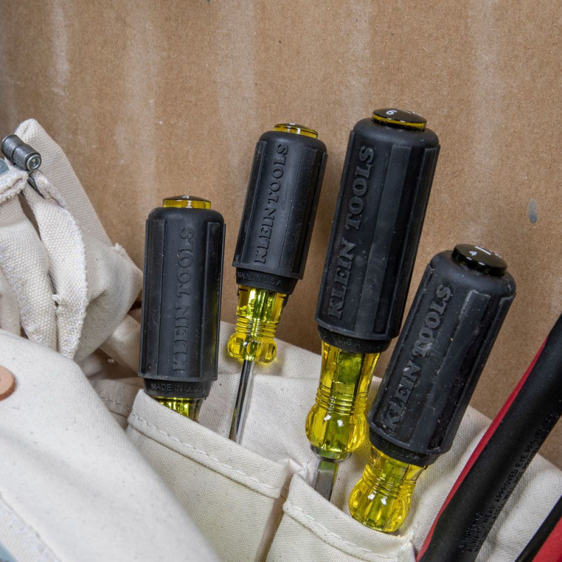 Juego de desarmadores de punta ranurada y Phillips de 4 piezas image 5