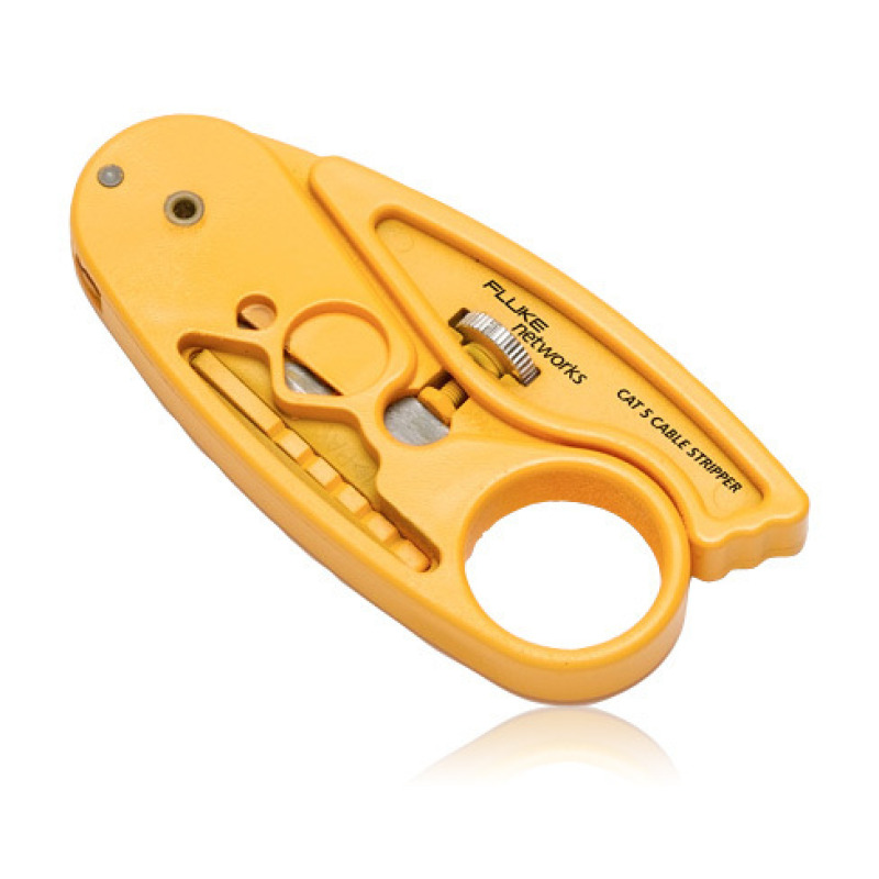 Cortador y Desforrador Ajustable para Cables Redondos de Teléfono y Datos UTP/STP y Otros Cables Flexibles
