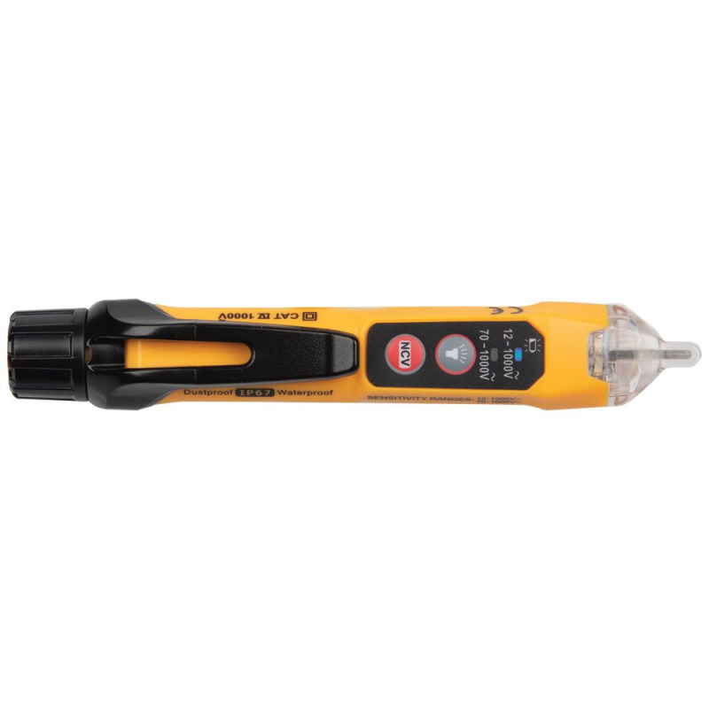 Detector de Voltaje sin contacto de doble rango de 12  1000 V CA con linterna image 12