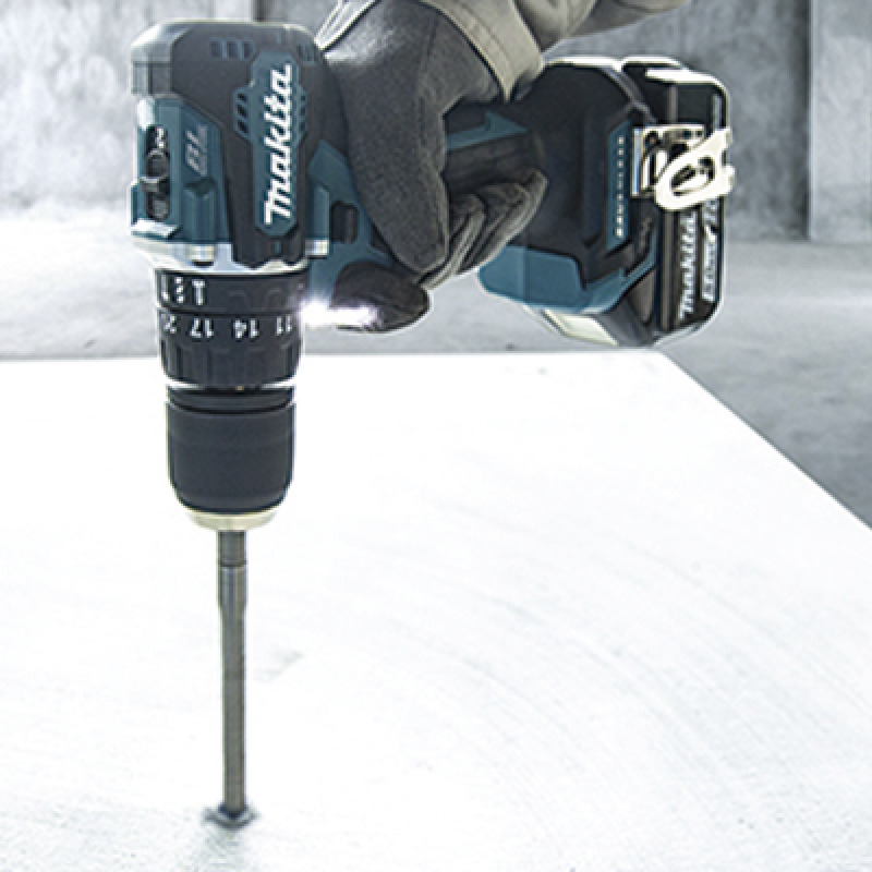 Rotomartillo/Taladro Inalámbrico SIN CARBONES Broquero de 1/2 1700 RPM 18V Torque 42 Nm C/2 Bat 15Ah y Cargador image 8