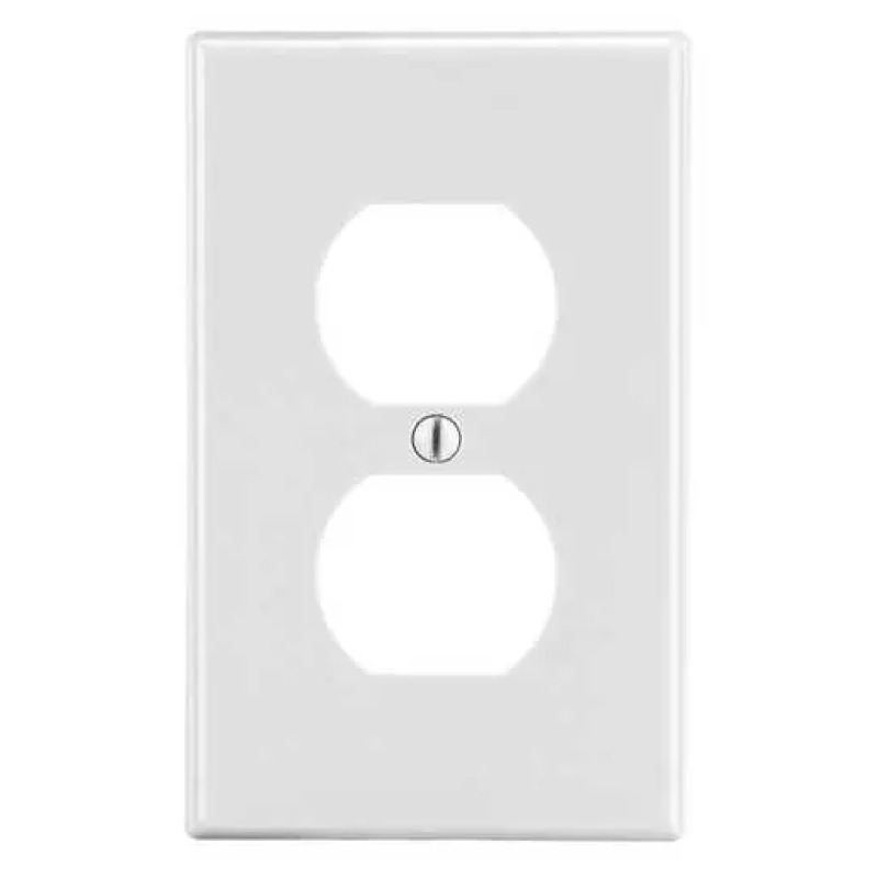 Tapa para Contacto Dúplex Color Blanco