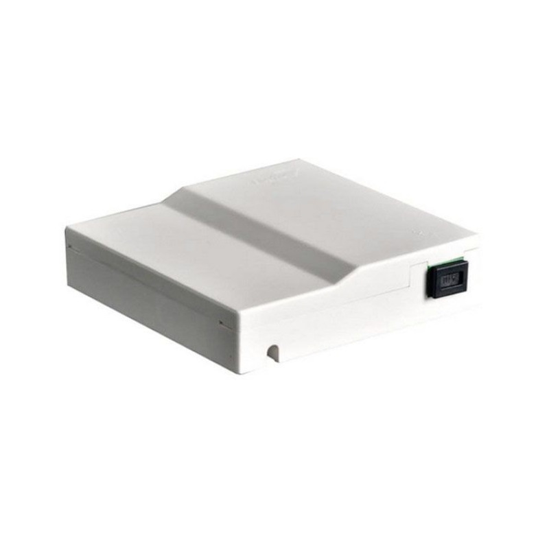 Caja Terminal de Fibra Óptica Roseta con un Acoplador SC/APC color Blanco