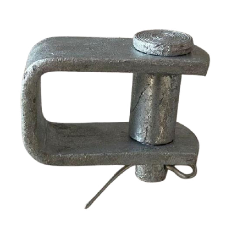 Herraje tipo D pequeño con chaveta