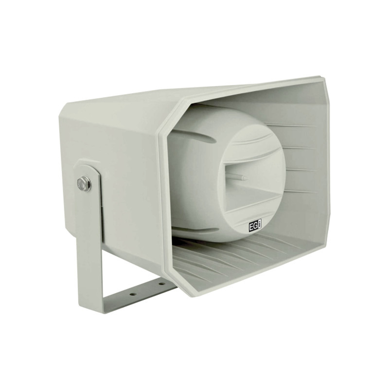 Bocina HiFi PoE Ethernet IP de 2 vias 30W grado de protección IP66 Gris Claro