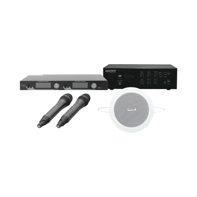 KIT IDEAL PARA SALAS DE CONFERENCIAS 1 SFB120  1 SF521UH  4 SF104GD