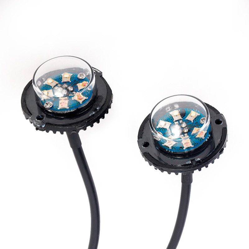 Estrobos Ocultos de 6 LED Color Claro image 3