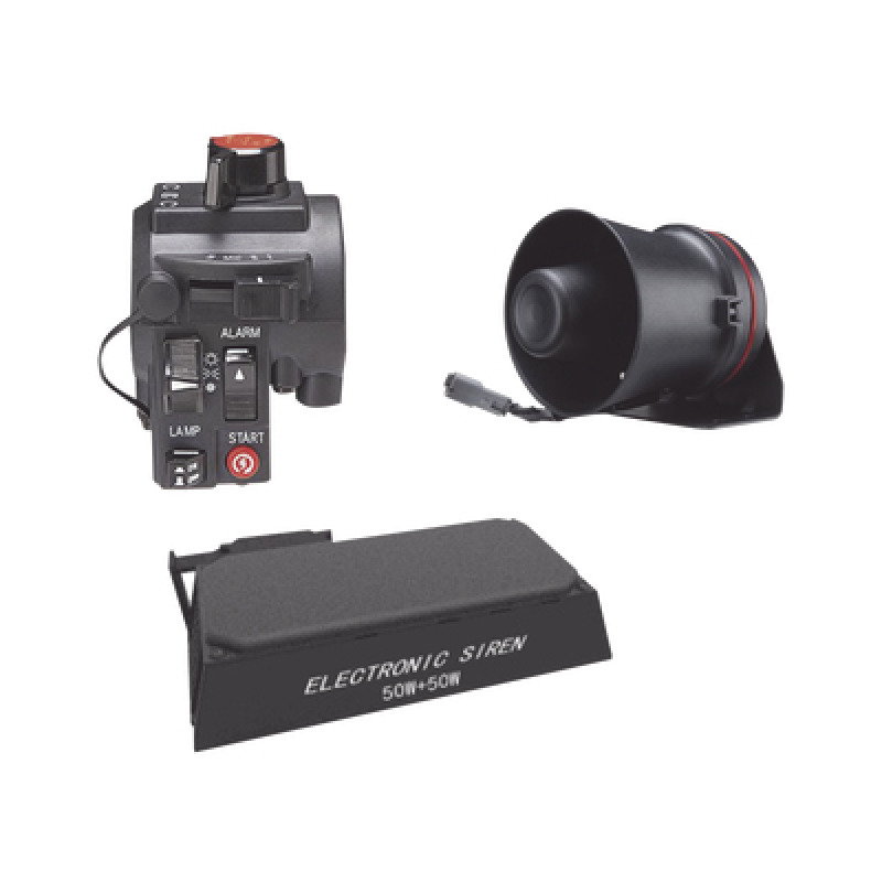 Kit para motocicleta EPCOM INDUSTRIAL sirena/bocina de 100 Watt y controlador