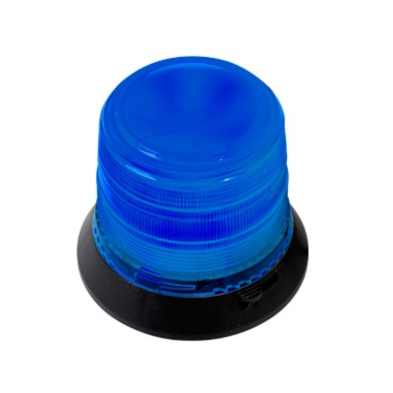Burbuja Brillante de 6 LEDs Color Azul con Montaje Magnético