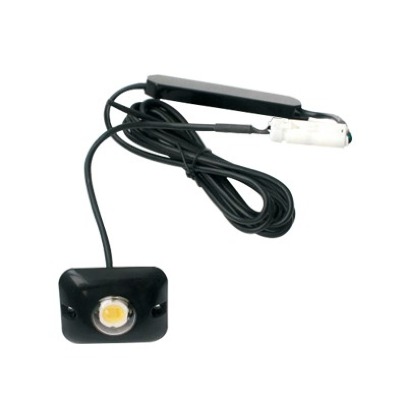 Estrobo Oculto de 1 LED de 10W Ideal para Vehículos Encubierto Color Rojo