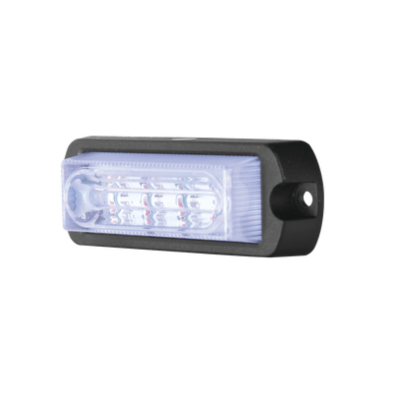 Luz Auxiliar Ultra Brillante de 8 LEDs en color Azul/Claro con mica transparente
