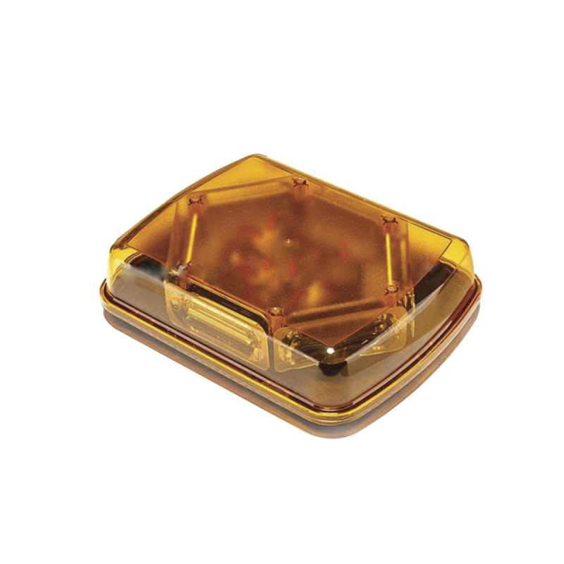 Mini Barra  con 18 Poderosos LEDs Color Ámbar Con Montaje Fijo de Tornillos