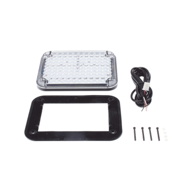 Luz de Advertencia de 9X7 Bicolor Rojo/Claro Ideal para Ambulancias image 5