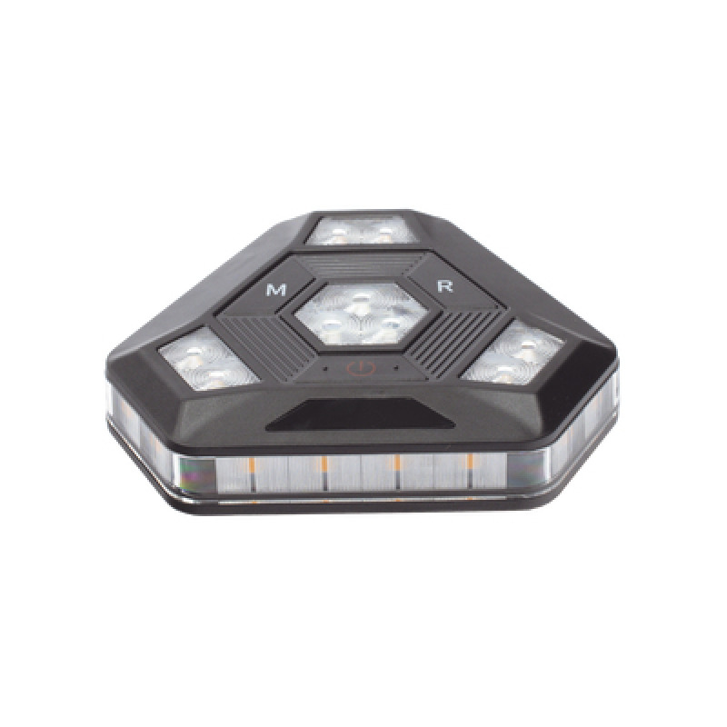 Luz Auxiliar Ámbar Ultra Brillante Para Automóviles Motocicletas y Bicicletas Con Montaje Magnético image 2