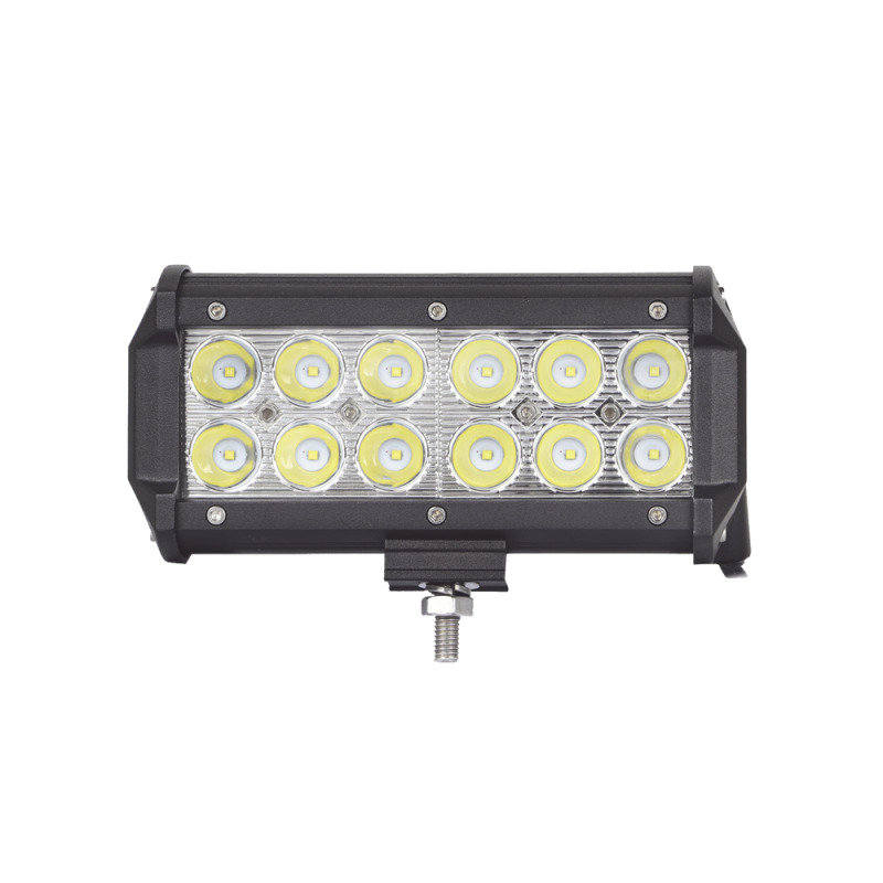 Barra de Luz de 12 LED 1500 Lúmenes 18 watts 1030 Vcc IP67 65 pulgadas