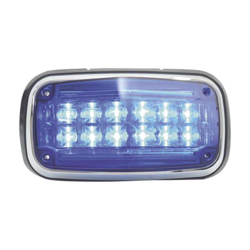 Luz de advertencia 8 X 4 Color Azul IP67 SAE Ideal para Ambulancias image 3