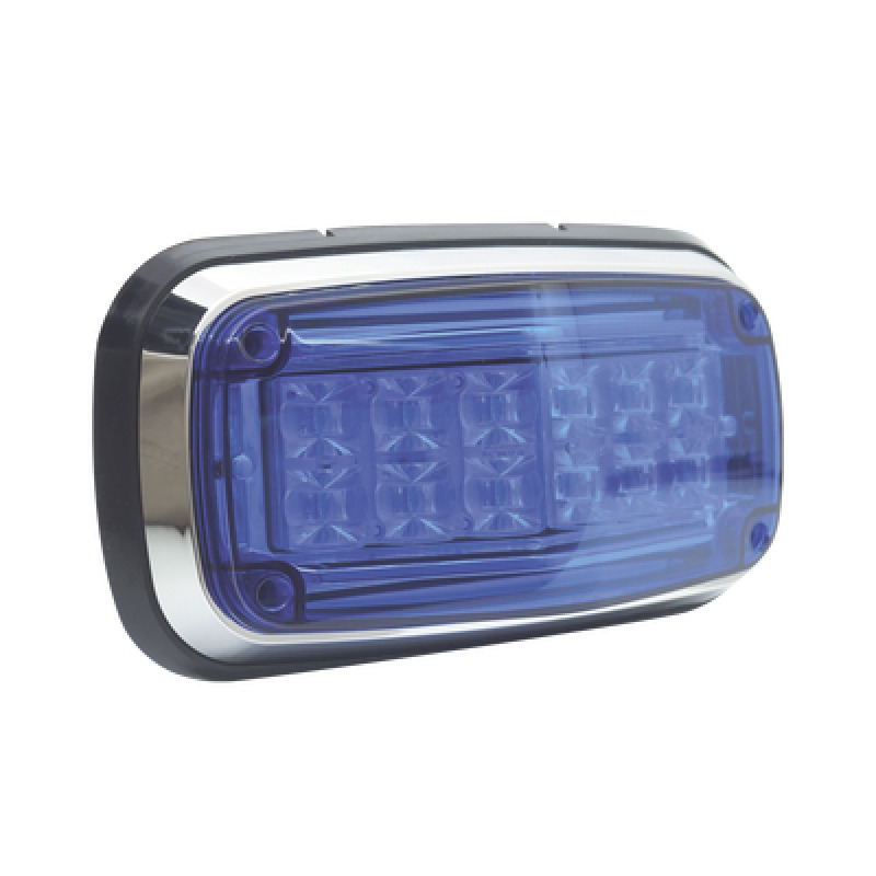 Luz de advertencia 8 X 4 Color Azul IP67 SAE Ideal para Ambulancias image 4