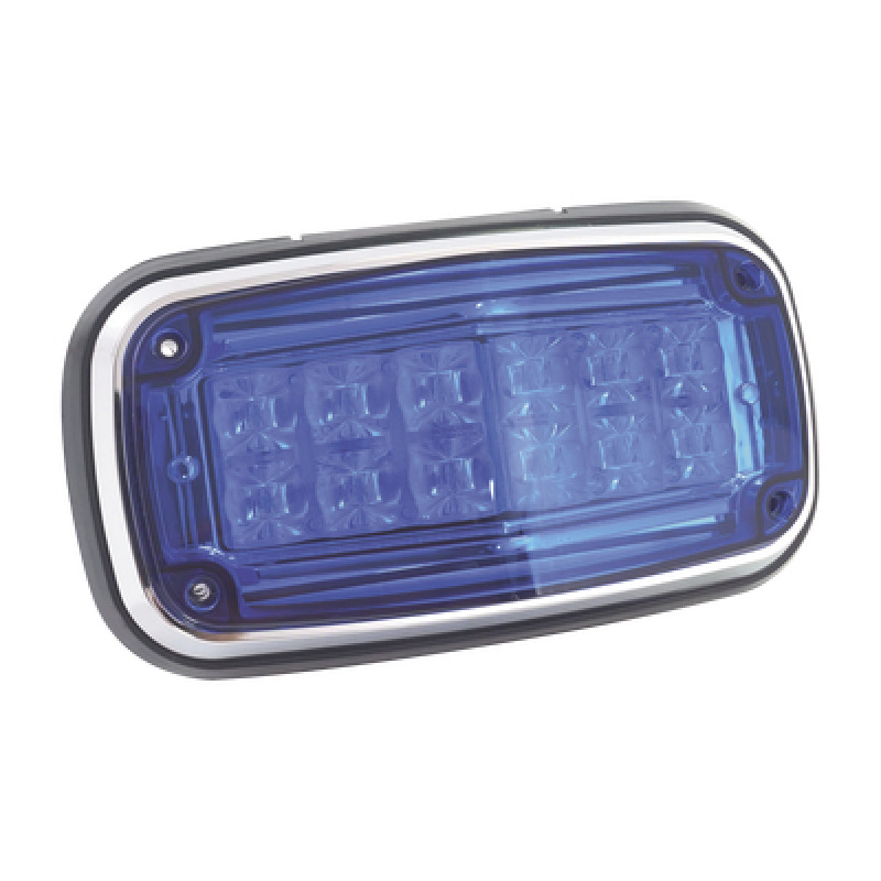 Luz de advertencia 8 X 4 Color Azul IP67 SAE Ideal para Ambulancias image 6