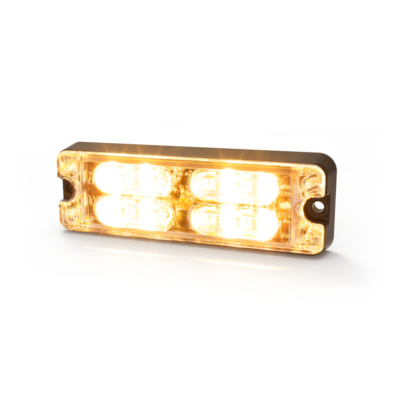 Luz Perimetral 12 LED Ultra Brillantes Color Ámbar / Claro