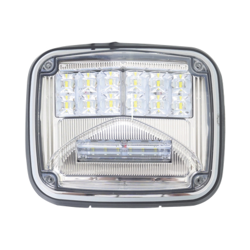 Luz de advertencia de 8 X 6 Color Claro Con Luz de Trabajo Clara Ideal para Ambulancias