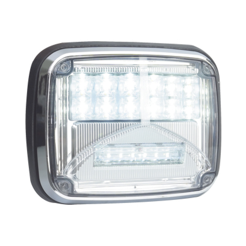 Luz de advertencia de 8 X 6 Color Claro Con Luz de Trabajo Clara Ideal para Ambulancias image 4