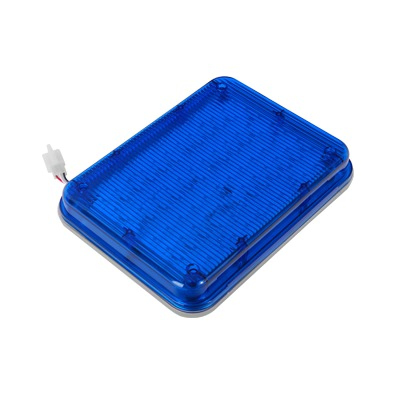 Luz de advertencia de 9x7 Color Azul Ideal para Ambulancias