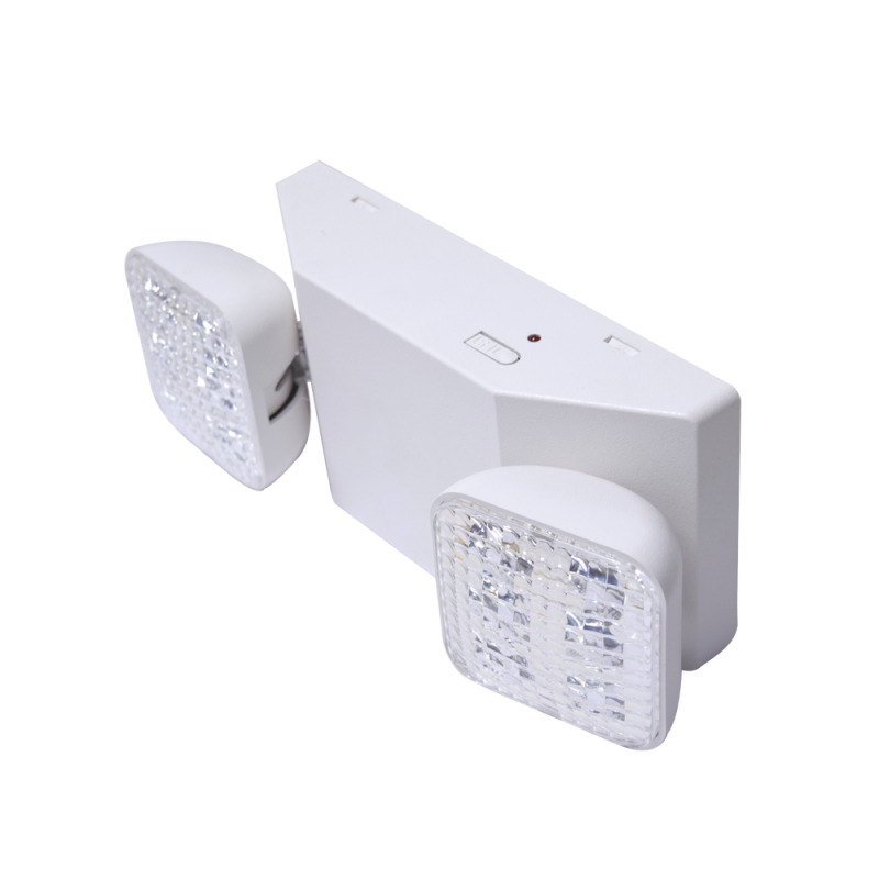 Luz LED de Emergencia Dual LED /150 lúmenes/Luz fría/Batería de Respaldo Incluida/Botón de test