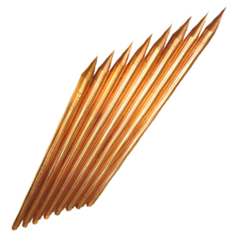 Varilla de Acero con Recubrimiento de Cobre Diámetro 5/8 de 3 m de Largo