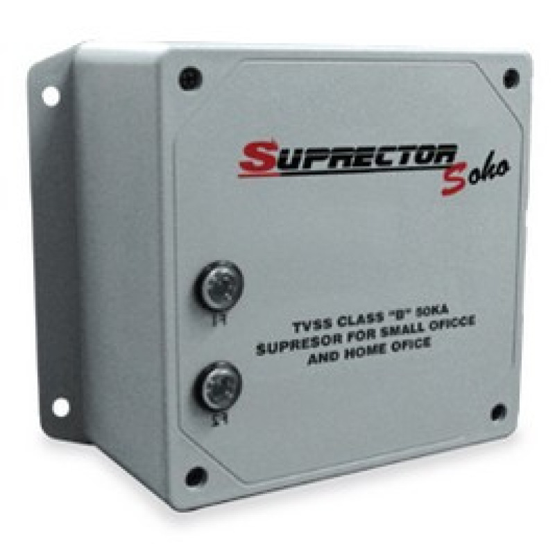 Supresor de Trasientes Clase B para Aplicaciones Residenciales 1 Fase 3 Hilos 120 Vca
