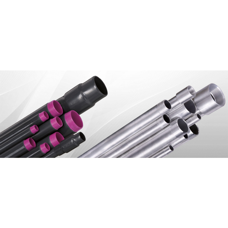 Tubo conduit rígido de aluminio 190 x 3050 mm   3/4 x 10