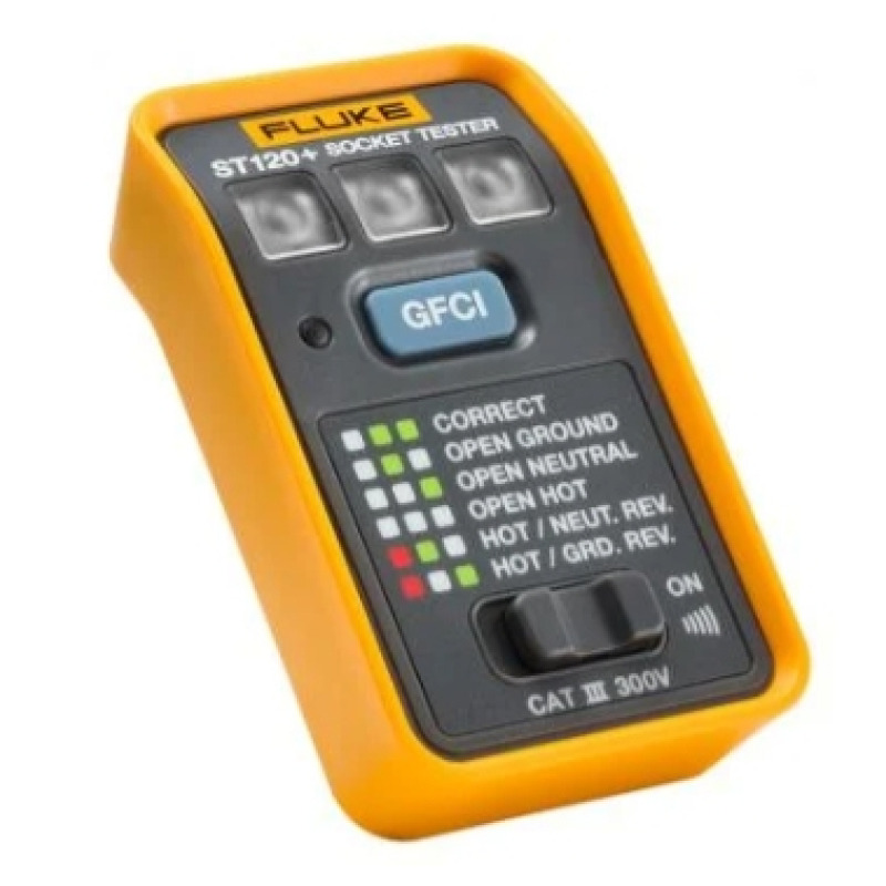 Probador de Tomacorriente Eléctrico Estándar o GFCI con Señal Acústica Con LEDs de Alto Brillo y Gráfico Incluido Para Verificar Rápida y Fácilmente el Cableado image 3