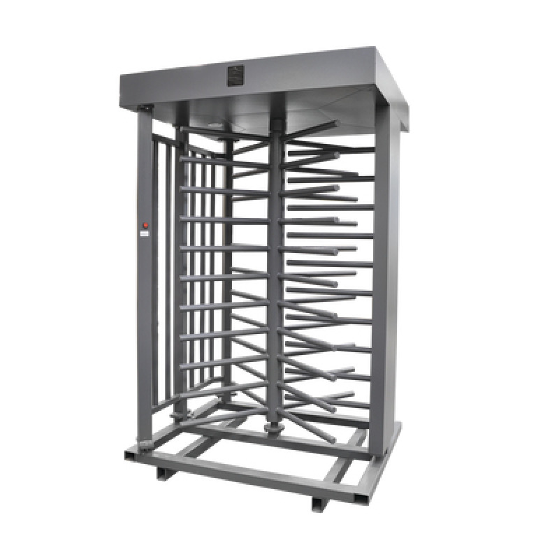 Torniquete Sencillo / Cuerpo Completo / Interior/Exterior / 100 Acero con Pintura Gris / EJE CENTRAL con Pintura Gris / Acabado de Lujo / Alto Tráfico