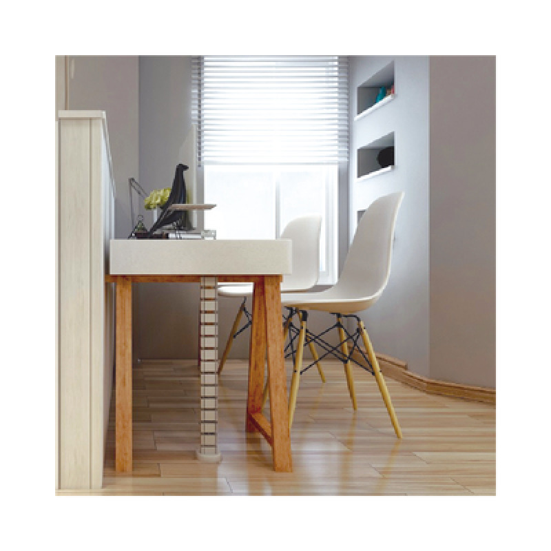 Organizador de cables vertical articulado ideal para llevar los cables del piso a mesa o a la cubierta del escritorio de manera segura image 5