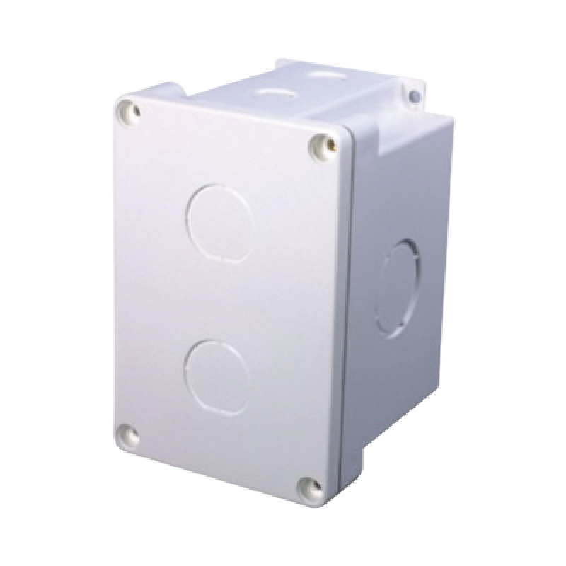 Caja Superficial a prueba de agua IP67 con 2 salidas para Aplicaciones Industriales