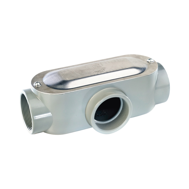Caja Condulet tipo T de 3/4 1905 mm/ Incluye tapa y tornillos