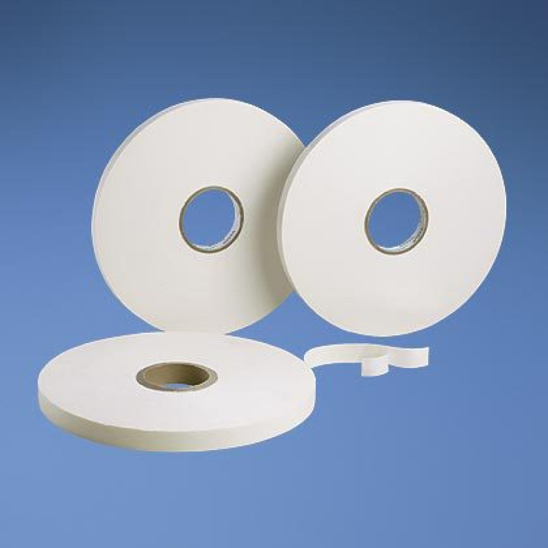 Cinta Doble Cara con Adhesivo Acrílico 127mm de Ancho Rollo de 655m Color Blanco