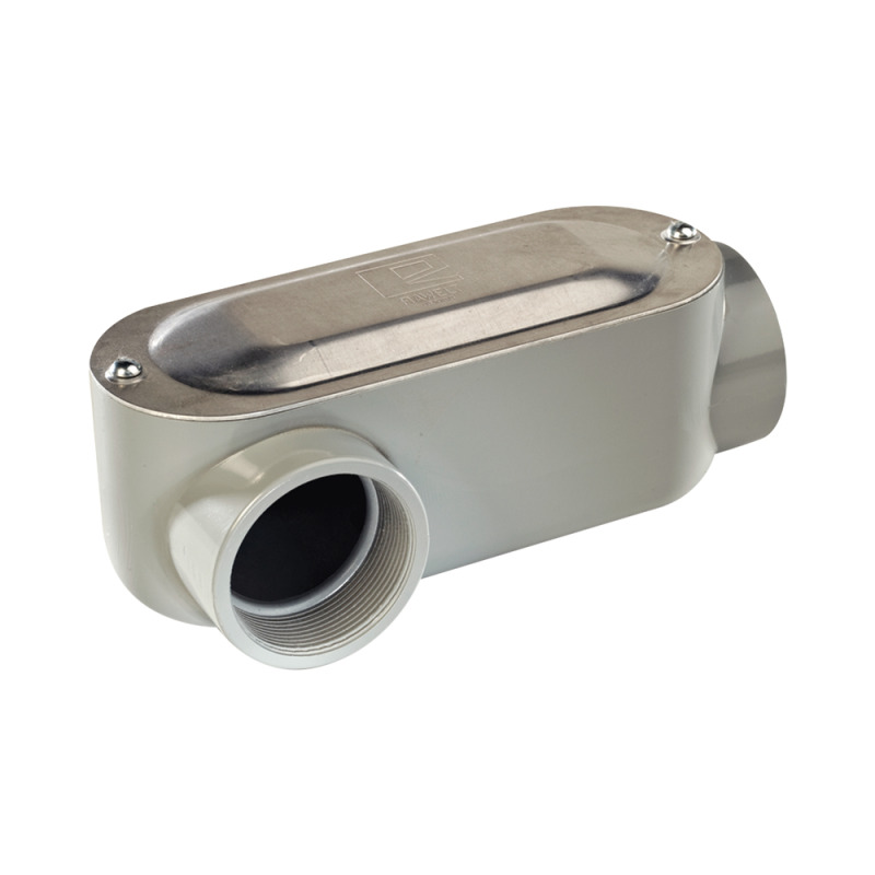 Caja Oval Roscada tipo LR de 1 254 mm / Incluye tapa y tornillos