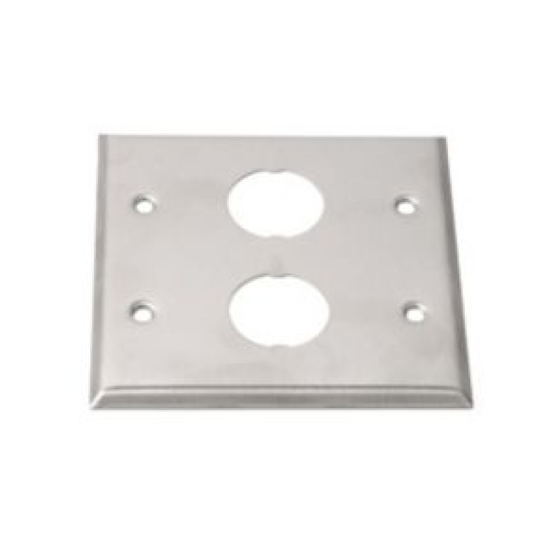 Placa de Pared Doble IndustrialNet Para 2 Conectores Industriales de Acero Inoxidable image 3
