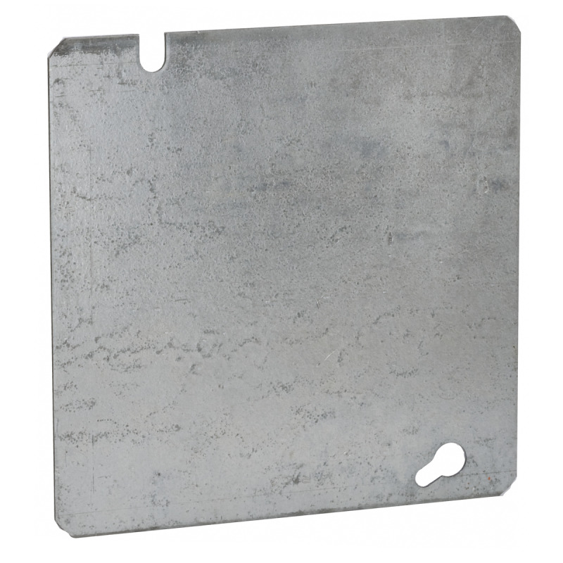Tapa Cuadrada Ciega de  Acero Galvanizado de 4 11/16