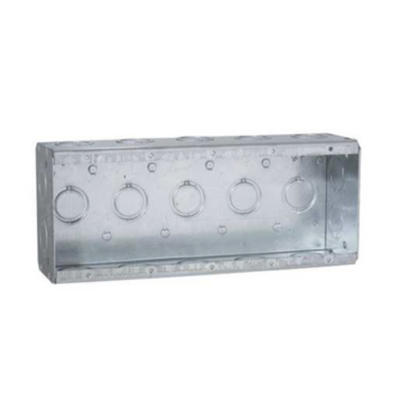 Caja Multigang de 5 Gang / Profundidad 2 1/2 / 19 Entradas 1/23/4