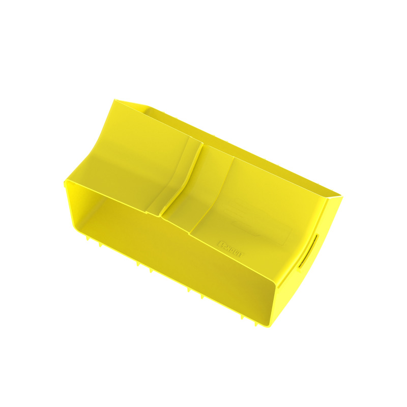 Bajada Vertical Interior de 45 con Tapa Para uso con Canaletas 12X4 FiberRunner Color Amarillo