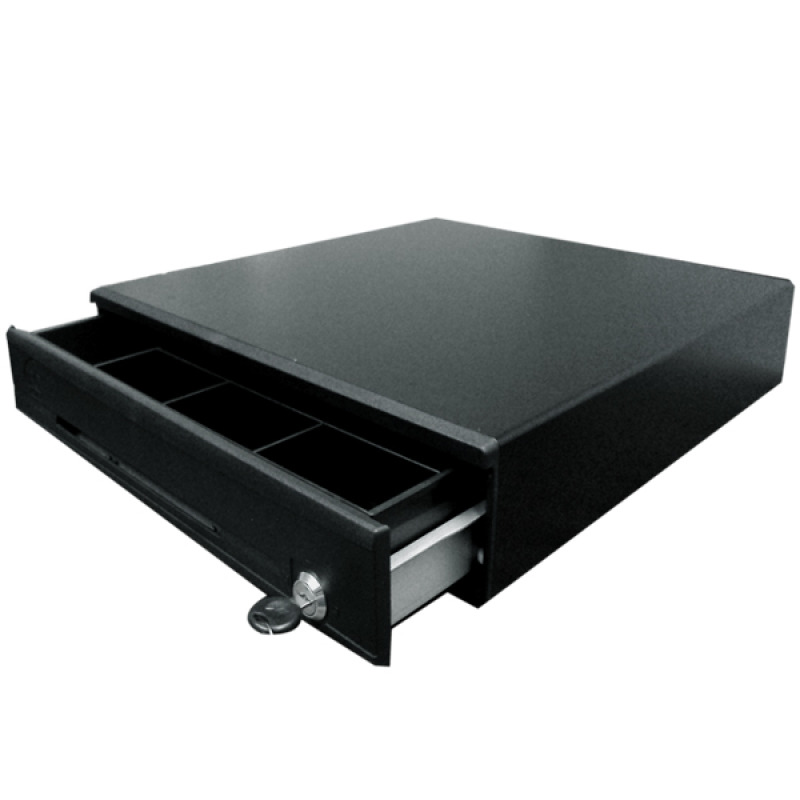 CAJON DE DINERO EC LINE  EC-CD-100M-II 5 BILLETES 7 MONEDAS CABLE RJ11- ( NO APLICA DOA )