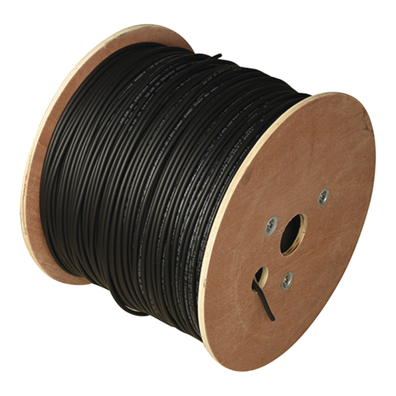 Carrete de 500 Metros / Cable Fotovoltaico Negro / 6mm 10AWG / Material COBRE / 2000 Vcc