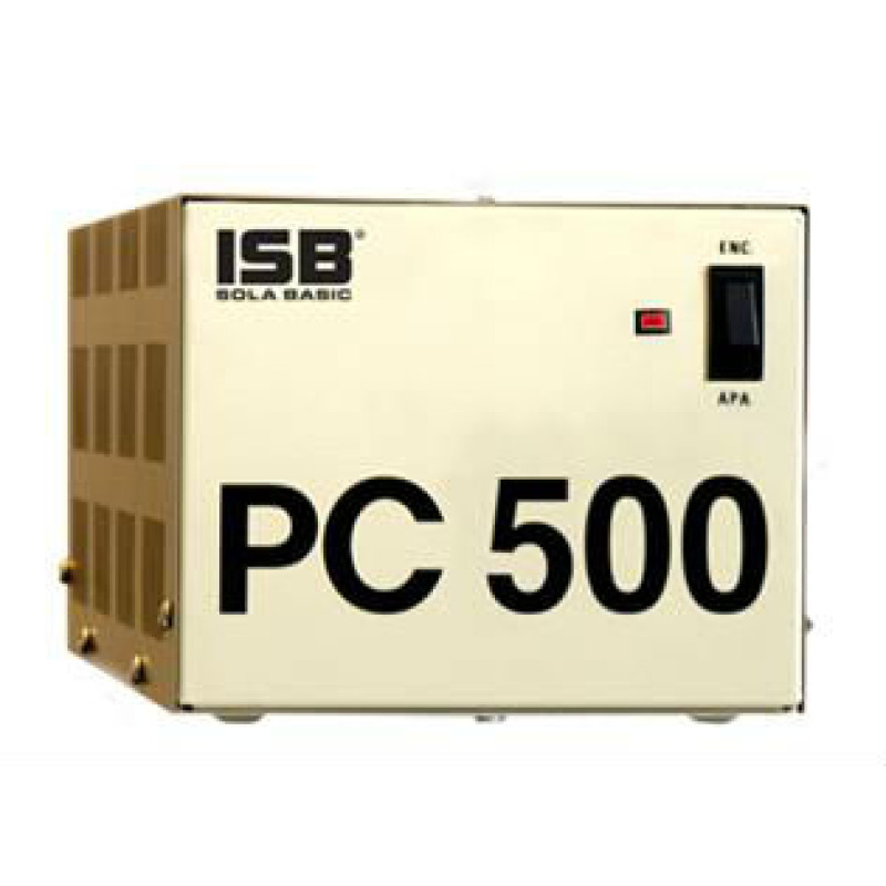 REGULADOR SOLA BASIC ISB PC 500 FERRORESONANTE 500VA / 400W 4 CONTACTOS COLOR BEIGE